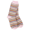 Weekend Boho Crew - Pink Stripe