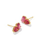 Tatum Stud- Gold Pink