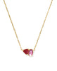 Tatum Short Necklace- Gold Pink