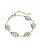 Adriana Scallop Bracelet- Sky Blue