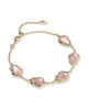 Adriana Scallop Bracelet-Pink