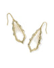 Adriana Scallop Frame Drop Earring