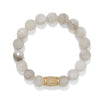Meridian Solis White Stretch Bracelet