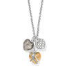 One Heart Color Charm Toggle Necklace