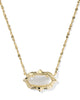 Elisa Scalloped Necklace- MOP