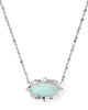 Elisa Scalloped Necklace- Sea Green