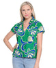 Green Embroidered Popover
