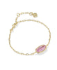 Elaina Luxe Chain Bracelet- Pink