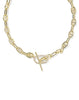 Elisa Toggle Chain Necklace- Gold