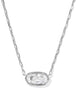 Elisa Short Pendant- Silver