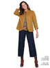 Thin Her Wide Leg Crop Pant - Dark Denim