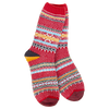 Holiday Seasonal Crew - Red Multi