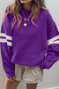 Purple Varsity Sweatshirt