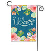 Positivity Blooms blue Garden Flag