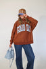 Good Day Reversible Mock Neck- Brown