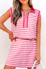 Pink 2pcs Skort Set