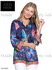 John Mark Butterfly Print Tunic