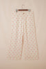 Polka Dot Patch Pocket Pants