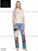 John Mark Print Patch Jeans