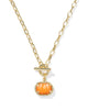 Pumpkin Link Chain Necklace