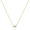 14k Gold Significance Bar Necklace - Two