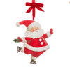 The Magic of Christmas Skating Santa Ornament