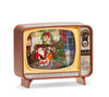 8.25” Fireplace Santa Lighted Water TV