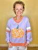 Pumpkin Floral Top