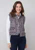 Navy Combination Woven Vest