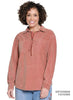 Zip Front Popover - Barn Red