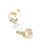 Emery Heart Hoop Earring- Gold