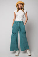 Mineral Wash Pant - Teal