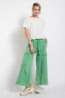 Mineral Wash Pant - Evergreen