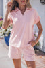 Stripe Dolman Short Set