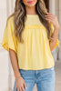Yellow Babydoll Top