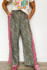 Leopard & Pink Lace Pants