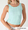 Floral Edge Tank Top