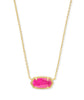 Elisa Necklace - Gold Azalea Illusion