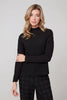 Black Textured Top