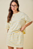 Matches Boxy Striped Top