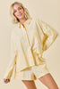 Lemon & White Striped Shirt