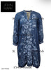 Dark Denim Embroidered Dress