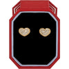 Illumina Celeste Heart Gold Earrings Gift Box
