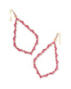 Sophee Earring - Open Frame Pink Crystals