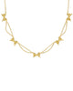 Gold Bow Strand Necklace
