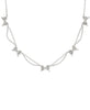 Silver Bow Strand Necklace