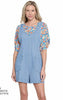 Tru Luxe Denim Romper