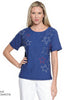 Tru Luxe Tossed Star Knit Top