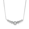 Illumina Celeste Dome Silver Bar Necklace