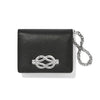 Black Interlok Harmony Slim Small Wallet